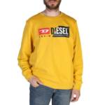 Diesel Sweatshirt Diesel Herren Sweatshirt Frühjahr/Sommer Kollektion, Gelb Komfort und Stil - Ihr neues Diesel Sweatshirt wartet!