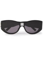 Givenchy - Round-Frame Acetate and Silver-Tone Sunglasses - Men - Black