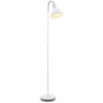 Stehleuchte Industrial Design Stehlampe Standleuchte Stand Lampe Metall 1-flammig weiß - 20