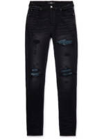 AMIRI - MX1 Skinny-Fit Panelled Distressed Jeans - Men - Black - UK/US 28