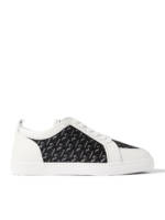 Christian Louboutin - Rantulow Rubber-Trimmed Mesh and Leather Sneakers - Men - White - EU 46