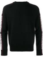 Dsquared2 Pullover mit Logo-Streifen - Schwarz
