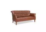 JVmoebel Chesterfield-Sofa Luxus Dreisitzer Chesterfield Couch Braun Sitzmöbel Moderne Sofas, 1 Teile, Made in Europa
