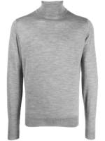 John Smedley Gestrickter Rollkragenpullover - Grau