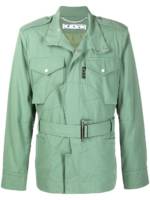 Off-White Military-Jacke mit Brusttaschen - Grün