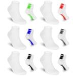 TEXEMP Sneakersocken 6 bis 18 Paar Sneaker Socken Herren & Damen Mehrfarbig Baumwolle (Packung, 18-Paar) Langlebig & Robust