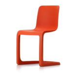 Vitra - EVO-C Vollkunststoff-Stuhl, poppy red