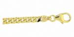 Adelia's Goldarmband Damen Goldschmuck 333 Gold Flach Panzer Armband 19 cm, 19 cm 333 Gold Flach Panzerkette Goldschmuck für Damen