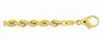 Adelia's Goldarmband Damen Goldschmuck 333 Gold Kordel Armband 18,5 cm, 18,5 cm 333 Gold Kordelkette Goldschmuck für Damen