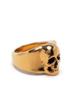 Alexander McQueen Ring mit Totenkopf - Gold