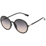 BEZLIT Eyewear Sonnenbrille Rundglas Designer Damen Sonnenbrille (1-St) mit violette, blau und schwarzen Linsen