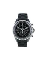 CHANEL Pre-Owned 2010s pre-owned Chanel J12 Chronograph 41mm - Schwarz