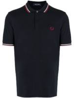 Fred Perry Poloshirt mit Kontrastdetails - Blau