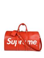 Louis Vuitton Pre-Owned x Supreme 2017 Keepall Bandouliere 45 Reisetasche - Rot