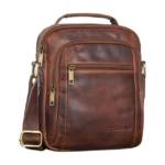 STILORD Messenger Bag "Lucky" Umhängetasche Herren Klein Leder Handtasche