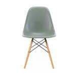 Vitra - Eames Fiberglass Side Chair DSW, Ahorn gelblich / Eames sea foam green (Filzgleiter weiß)