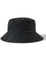 Acne Studios - Logo-Embroidered Cotton-Twill Bucket Hat - Men - Black