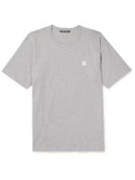 Acne Studios - Nash Logo-Appliquéd Cotton-Jersey T-Shirt - Men - Gray - XS
