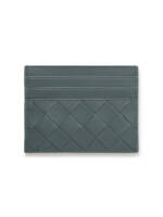 Bottega Veneta - Intrecciato Leather Cardholder - Men - Gray