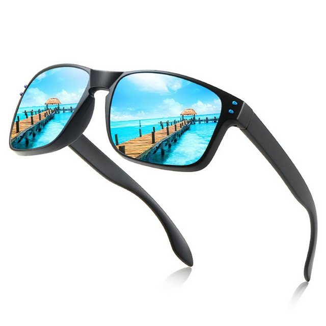 EIGDEISN Sonnenbrille Polarisierte Sport-Sonnenbrille für Herren, Fahrradbrille (1-St)