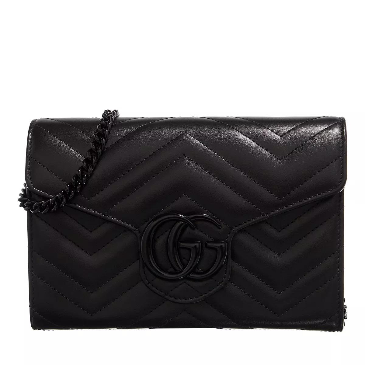 Gucci Crossbody Bags - GG Marmont Matelassé Mini Bag - Gr. unisize - in Schwarz - für Damen