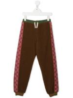 Gucci Kids Jogginghose mit Logo-Streifen - Braun