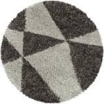 Hochflor-Teppich TANGO 3101, Ayyildiz Teppiche, rund, Höhe: 50 mm