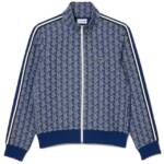 Lacoste Sweatjacke Sweatshirt mit Paris-Jacquard-Monogramm Sweatjacke Herren