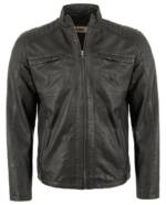 PUNCHBALL Lederjacke PB-521/M 3204-758 Punchball - Herren Echtleder Lederjacke Lammnappa schwarz