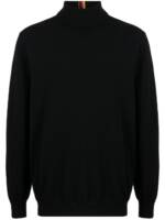 Paul Smith Rollkragenpullover mit Streifen - Schwarz