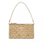 Prada Hobo Bag - Leather Mini Bag With Studs - Gr. unisize - in Gold - für Damen