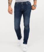 Rock Creek Slim-fit-Jeans Herren Jeans Stonewashed Blau RC-2345
