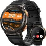 TESOFIT Smartwatch (1,43 Zoll, Android Ios), Herren amoled display 60 + tage batterie smartwatch herren anrufe und