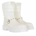 Valentino Garavani Boots & Stiefeletten - Waterproof Rockstud Ankle Boots - Gr. 38 - in Weiß - für Damen