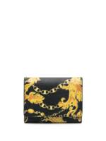 Versace Jeans Couture Portemonnaie mit grafischem Print - Schwarz