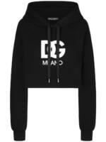 Dolce & Gabbana Hoodie mit Logo-Patch - Schwarz