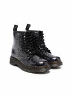 Dr. Martens Kids 1460 Stiefel in Glitzeroptik - Schwarz