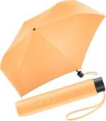 Esprit Langregenschirm Mini Regenschirm Damen Slimline HW 2023, in den neuen Trendfarben - flax