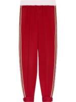 Gucci Jogginghose mit Streifen - Rot