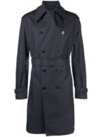 Mackintosh St Andrews Trenchcoat mit Gürtel - Blau