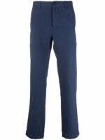 120% Lino Leinenhose mit geradem Bein - Blau