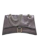 Balenciaga Crossbody Bags - Crush Small Chain Bag Metallized - Gr. unisize - in Silber - für Damen