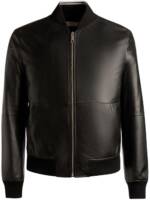 Bally Bomberjacke aus Leder - Schwarz