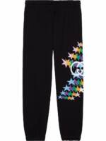 Gucci Jogginghose mit Sterne-Print - Schwarz