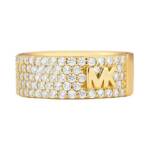 MICHAEL KORS Silberring Damen Ring aus vergoldetem Sterlingsilber Zirkonia von Michael Kors