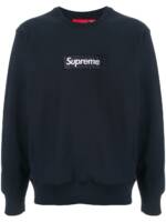 Supreme Sweatshirt mit Logo - Blau