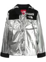 Supreme 'TNF' Metallic-Parka - Silber