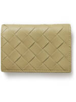 Bottega Veneta - Intrecciato Leather Cardholder - Men - Gray