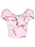 CHANEL Pre-Owned 2000 T-Shirt mit Print - Rosa