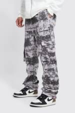 Camouflage Cargohose Mit Elastischem Bund - Multi - S, Multi